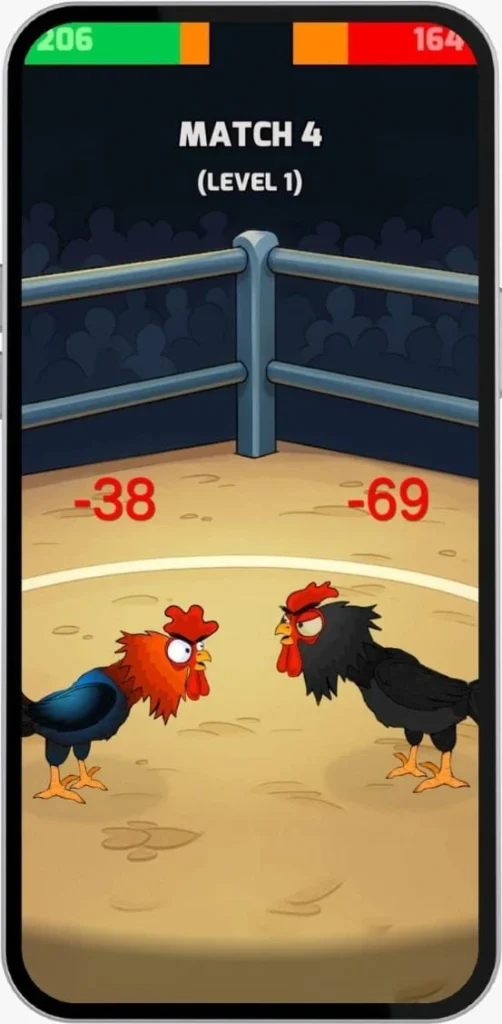 Manok Na Pula Mod APK Chicken Fighters Characters Match 4