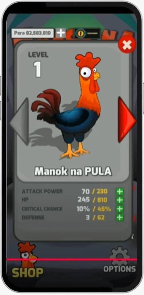 Manok Na Pula Mod APK Chicken Fighters Characters