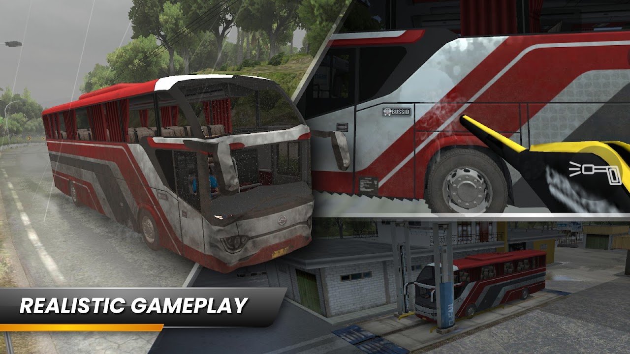 Bus Simulator Indonesia Mod APK gameplay