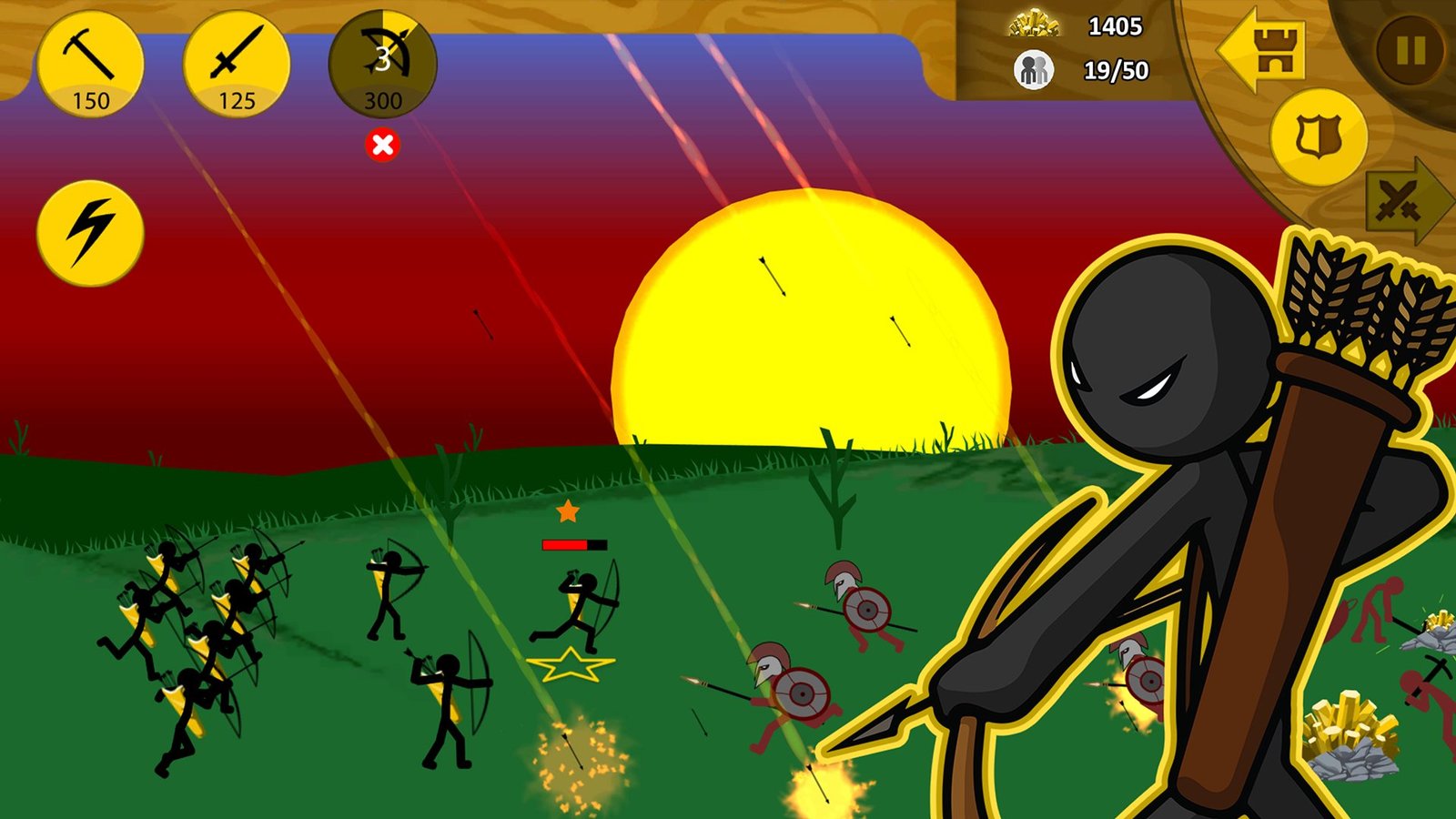 Stick War Legacy Mod APK army battle