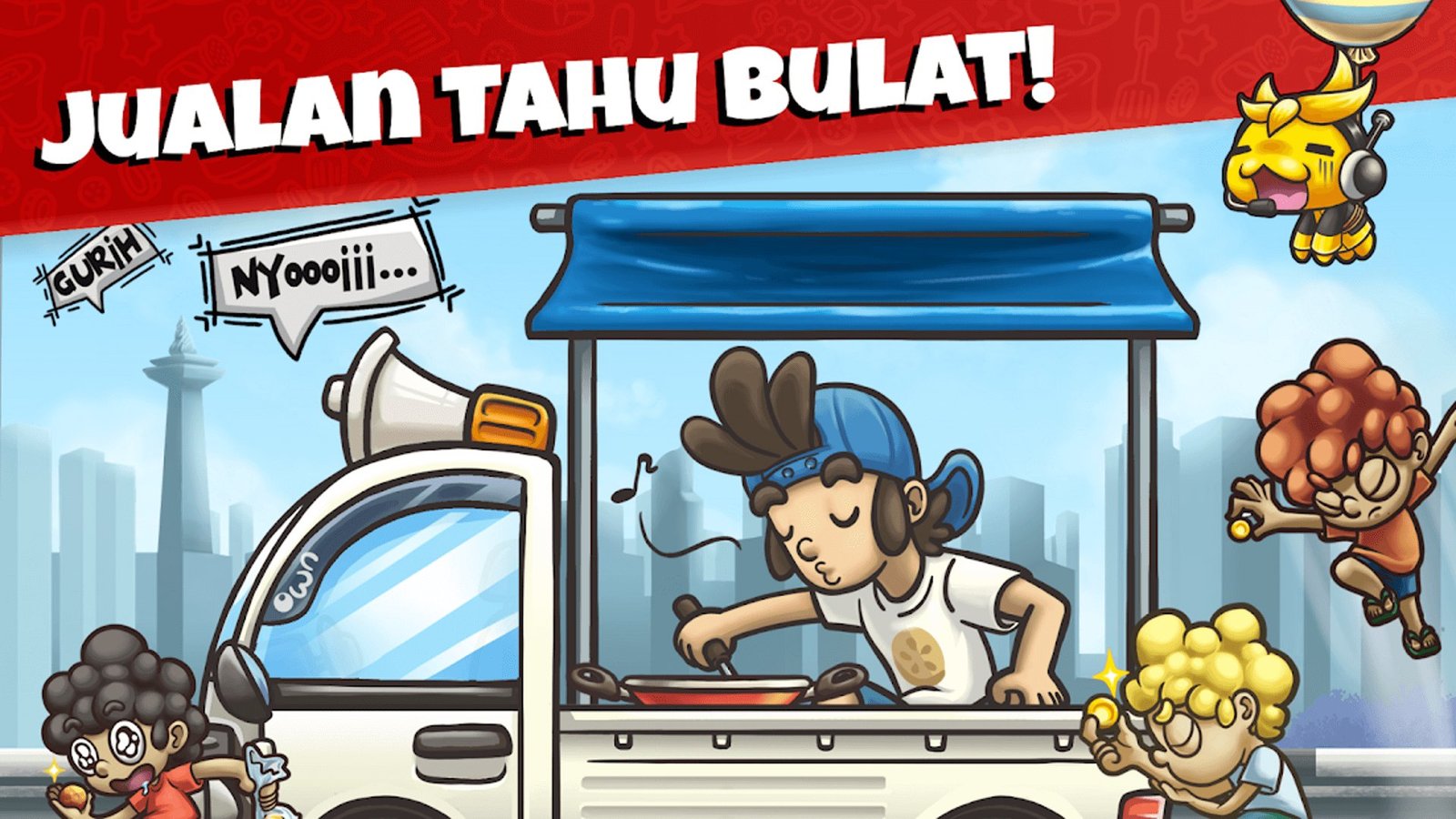 Tahu Bulat Mod APK gameplay