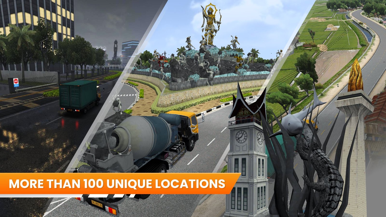 Truck Simulator Indonesia Mod APK trucks